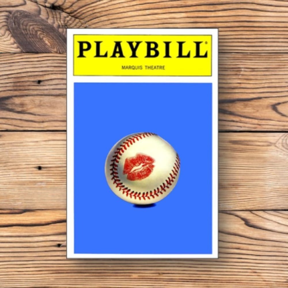 Damn Yankees Playbill Broadway Musical Refrigerator‎ Fridge Locker Magnet